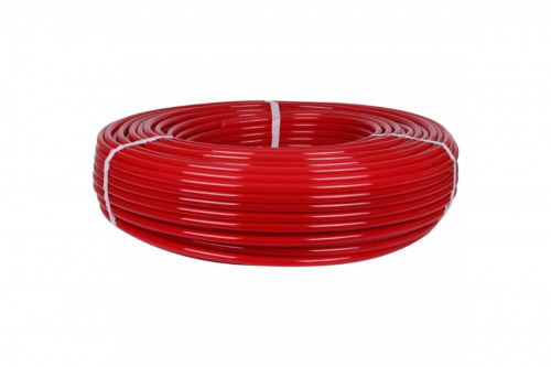 Труба ROMMER PEX-A из сшитого полиэтилена с кислородным слоем, красная 16х2,0 (бухта 100 м)